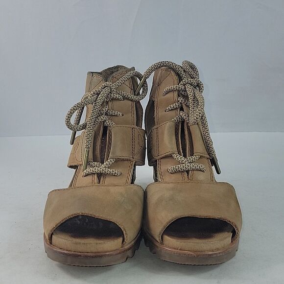 Sorel Joanie Lace Tie Wedge Women's Sandals - Picture 10 of 13